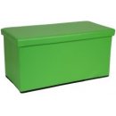 Taburet Skládací lavice s úložným prostorem - zelená