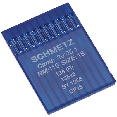 Strojové jehly pro průmyslové šicí stroje Schmetz 135X5 110 – Zboží Mobilmania