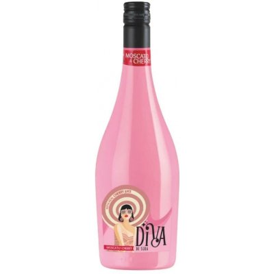 Diva Di Sera Moscato & Cherry frizzante Cocktail 6 % 0,75 l (holá láhev) – Zbozi.Blesk.cz