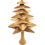 Amadea Dřevěný 3D strom z masivu skládaný 12 cm – Zboží Mobilmania