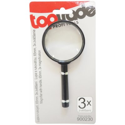 Toptrade zvětšení s rukojetí 65 mm 3x – Zboží Mobilmania
