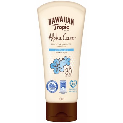 Hawaiian Tropic opalovací mléko zmatňující SPF30 Aloha Care (Protective Sun Lotion Mattifies Skin) 180 ml – Zboží Mobilmania