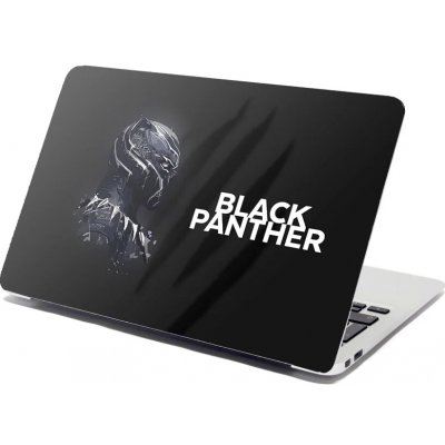 Sablio Samolepka na notebook BLACK PANTHER Scrape - 29x20 cm – Zboží Mobilmania
