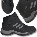 adidas Terrex Hyperhiker Mid K dětské boty černá – Zboží Dáma