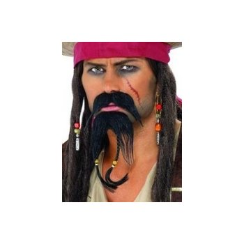 Knír a bradka pirát Jack Sparrow