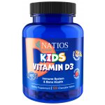 Natios Kids Vitamin D3 400 IU 120 jahodových cucacích tabletek – Hledejceny.cz