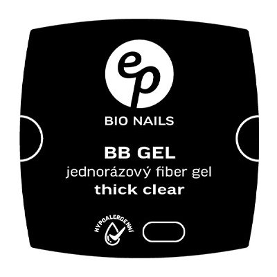 BIO nails BB Fiber THICK CLEAR jednofázový hypoalergenní gel 5 ml – Sleviste.cz