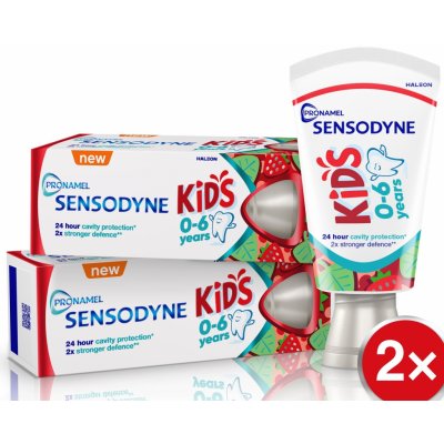 Sensodyne Kids pro děti 0-6 let 2 x 50 ml – Hledejceny.cz