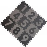 Baby Dan Hrací podložka puzzle 90x90 cm Grey s čísly 2020 – Zboží Dáma