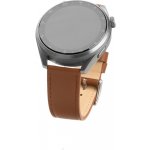 FIXED Kožený řemínek Leather Strap s šířkou 22 mm pro smartwatch, hnědý FIXLST-22MM-BRW – Sleviste.cz