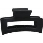 Obdélníkový skřipec na vlasy s matným povrchem Barva: černá – Sleviste.cz