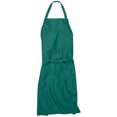 Workwear Verona 90 Dlouhá zástěra s laclem 00131-01 Evergreen – Hledejceny.cz