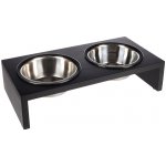 Karlie-Flamingo dvojMiska se stojánkem Kobushi M 2 x 380 ml 40 x 20 x 9 cm – Zboží Dáma