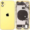 Náhradní kryt na mobilní telefon Kryt Apple iPhone 11 Zadní Housing s Malými Díly žlutý