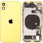 Kryt Apple iPhone 11 Zadní Housing s Malými Díly žlutý – Zboží Mobilmania