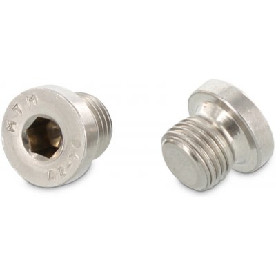 INOX DIN 908 zátka s vnitřním šestihranem s límcem trubkový závit, nerez A2 Varianta: DIN 908 nerez A2 G 3/8" podle DIN 228 – Sleviste.cz