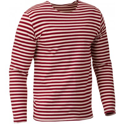 Námořnické tričko bílo-červené dlouhý r.