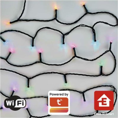 Emos goSmart LED vánoční řetěz 8 m venkovní i vnitřní RGB programy časovač wifi D4ZR01 – Zboží Mobilmania