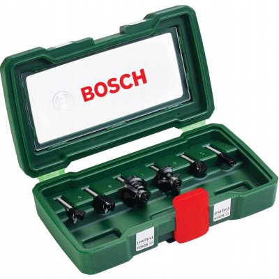 BOSCH 6dílná sada fréz z tvrdokovu (stopka 6 mm) – Zboží Dáma