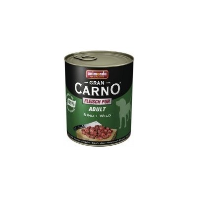 Animonda Gran Carno Adult hovězí & zvěřina 0,8 kg Výhodné balení 6 kusů
