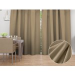 Biante Sametový závěs Velvet Premium SVP-026 Kávově béžový 135x200 cm – Hledejceny.cz
