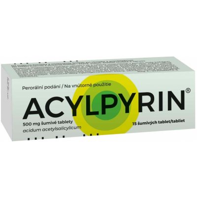 ACYLPYRIN POR 500MG TBL EFF 15 – Hledejceny.cz