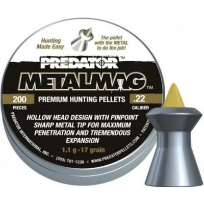 Diabolky JSB Predator MetalMag, 1,100 g 5,5 mm 200 ks – Zboží Mobilmania