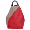 Kabelka Hernan dámská kabelka batůžek červená HB0137