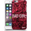 Pouzdro a kryt na mobilní telefon Apple Pouzdro Picasee silikonové Apple iPhone 6/6S - Bad girl čiré