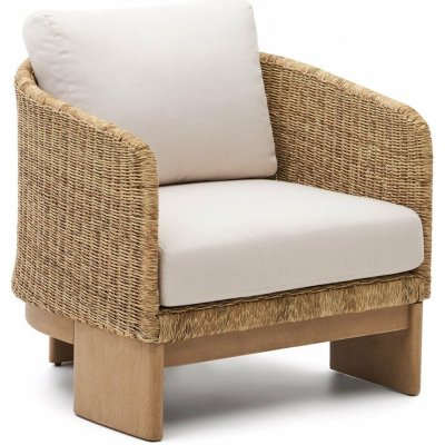 Kave Home Xoriguer zahradní křeslo 80 cm, 74 cm, 76 cm přírodní/béžová – Hledejceny.cz