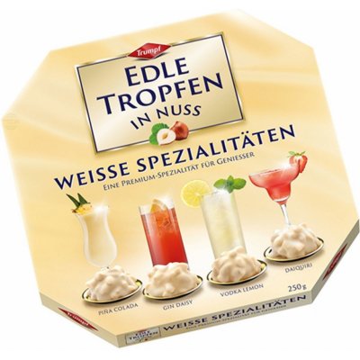 Trumpf Edle pralinky s oříšky v bílé čokoládě 250 g – Zboží Dáma