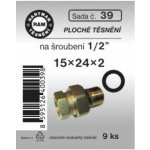 HARTMAN těsnění pryžové ploché na šroubení 1/2", sada č. 39 – Zboží Dáma