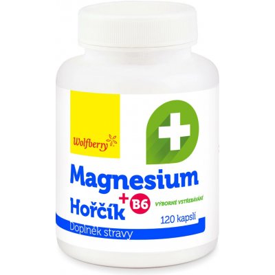 Wolfberry Magnesium + B6 120 kapslí – Hledejceny.cz