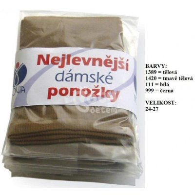Dámské silonové ponožky A90 1ks – Zbozi.Blesk.cz