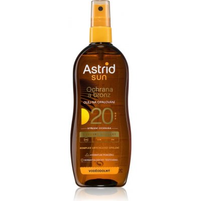 Astrid Suchý olej na opalování SPF20 Sun 150 ml – Zbozi.Blesk.cz