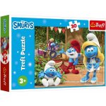 TREFL Šmoulové a Šmoulinka 30 dílků – Zboží Dáma