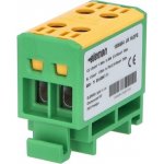 1Eleman 006654 Svorka UK 16/2 PE, 85A, 1pól., AL/CU, krytá, zel.-žl., na DIN, – Zboží Mobilmania