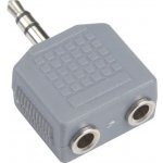 Bandridge BAP424 adaptér, 3.5mm JACK - 2x3,5mm JACK zdířka Propojovací kabely a konektory – Hledejceny.cz