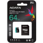 Adata microSD 64 GB AUSDX64GUI3V30SA2-RA1 – Zboží Mobilmania