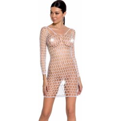 Passion Bodystocking BS093 white, bílá