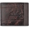 Peněženka Always Wild Kožená horizontální pánská peněženka v originálním odstínu hnědá
