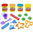 Hasbro PLAYDOH sada Kyblik s podložkou 4 kelímky modelína