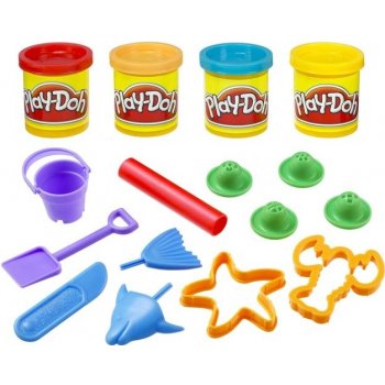 Hasbro PLAYDOH sada Kyblik s podložkou 4 kelímky modelína