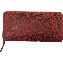 Vera Pelle Dámská kožená peněženka červená 1263/12 red
