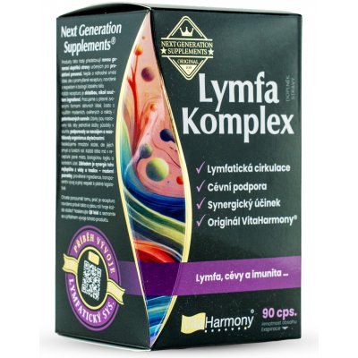 VitaHarmony LymfaKomplex podpora cév, lymfy a imunity, 90 kapslí – Hledejceny.cz