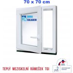 ERKADO 70x70 cm bílé otevíravé i sklopné levé – Zboží Mobilmania