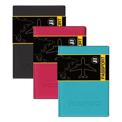Obal na cestovní pas Luxyl Touch (černý, červený, tyrkysový) – Zboží Dáma