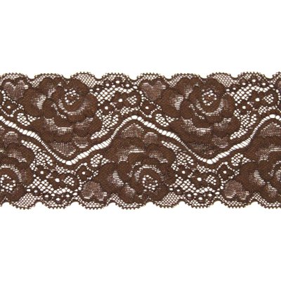 Krajka elastická 80mm 541429 hnědá – Zboží Dáma