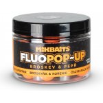 Mikbaits Plovoucí Boilies Fluo Pikantní švestka 150 ml 14 mm – Zboží Mobilmania