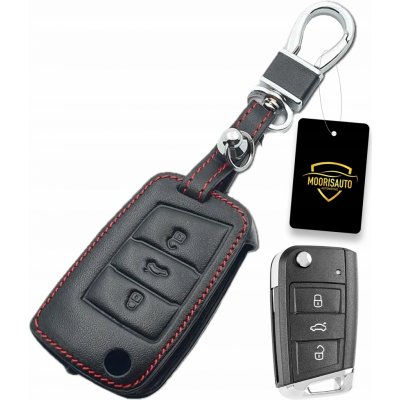 Klíčenka Kožené Pouzdro na klíček VW Golf 7 Tiguan SKODA Kodiaq Seat Leon – Sleviste.cz